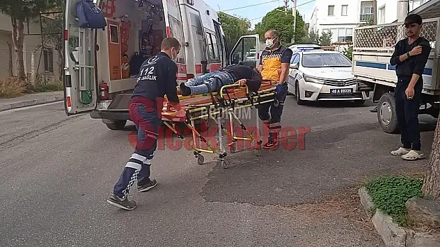 Kaza Anı Güvenlik Kamerasından An ve An Görüntülendi 1 Kişi Yaralandı