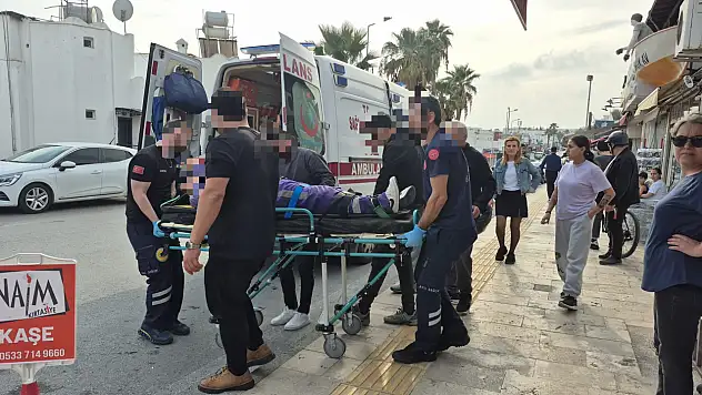 Kaza anları güvenlik kamerasına yansıdı