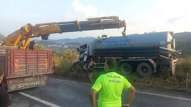 Kaza Sebebi ile Yalıkavak Yolu Saatlerce Trafiğe Kapandı