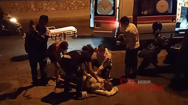 Kaza Yapan Motorda Silah Çıktı 1 Yaralı