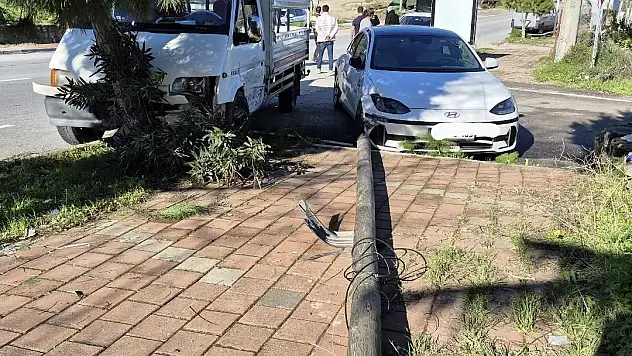 Kaza Yapan Sürücüler Birbirlerine Girdi