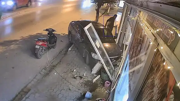 Kaza Yaptı, Kaçtı Güvenlik Kameraları Kaydetti