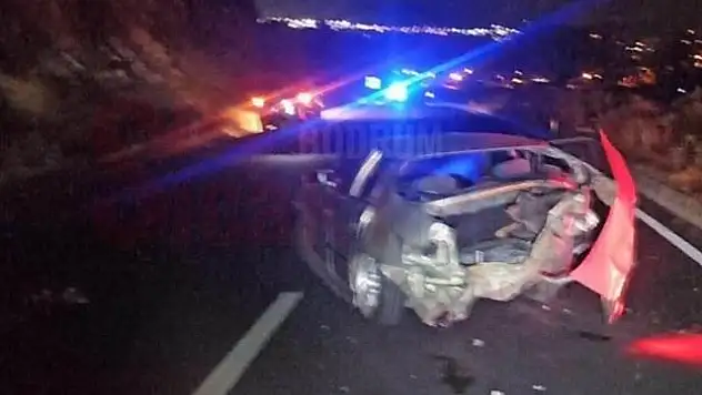 Kazada Araçtan Fırlayan 1 Kişi Hayatını Kaybetti, 1 Kişi de Yaralandı