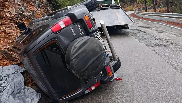 Kazada Şans  Eseri Yaralanan Olmadı