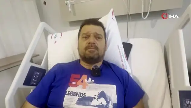 Kedi canlı adam yeniden hastanede