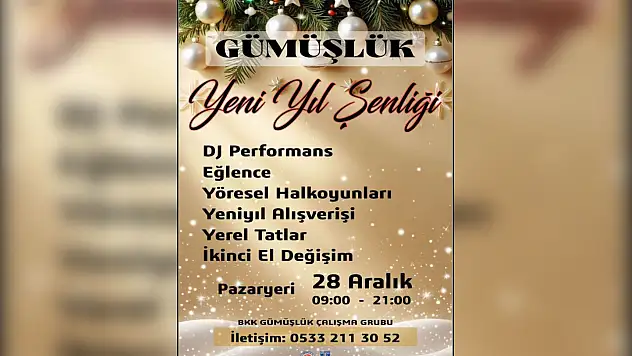 Kent Konseyi'nden Gümüşlük'te yeni yıl şenliği