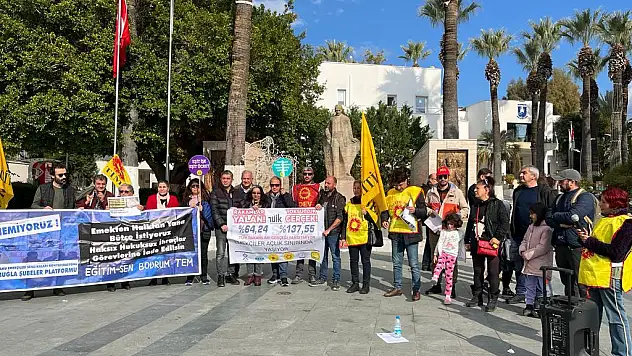 KESK Bileşenleri Ek Zam Talebiyle Basın Açıklaması Yaptı