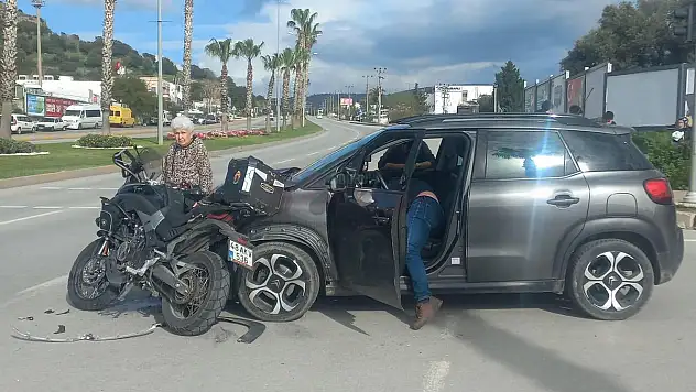 Kırmızı ışık ihlali yapan sürücü yaralandı