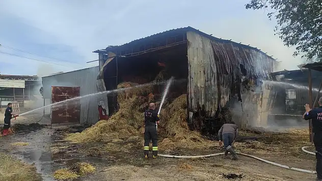 Kıvılcım, Saman Deposunda Maddi Hasara Sebep Oldu
