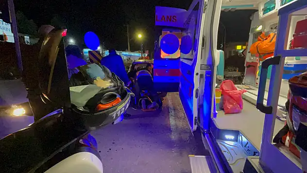 Kızılağaç kavşağı'nda feci kaza: bir kişi yaralandı