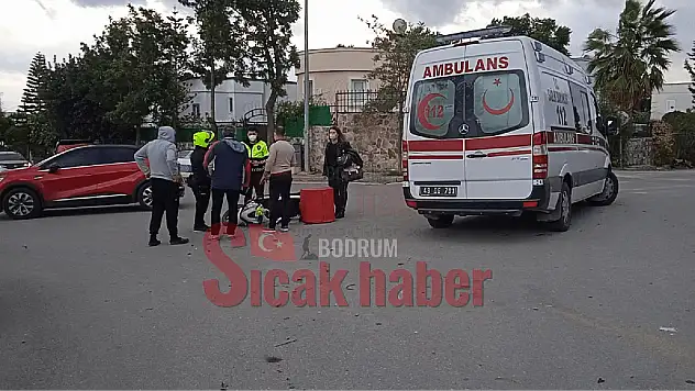 Konacık' da Motosiklet Kazası 1 Kişi Yaralandı