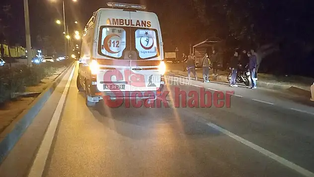 Konacık' da Motosiklet Kazası Kazası 1 Kişi Yaralandı