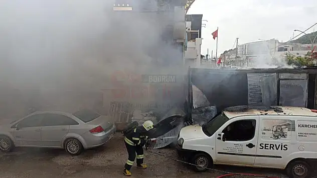 Konacık'da Çıkan Yangında Maddi Hasar Meydana Geldi