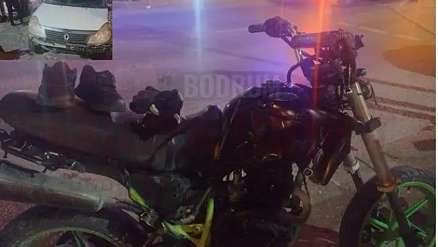 Konacık'ta Işık İhlali Yapan Motosiklet Sürücüsü Kazada Yaralandı