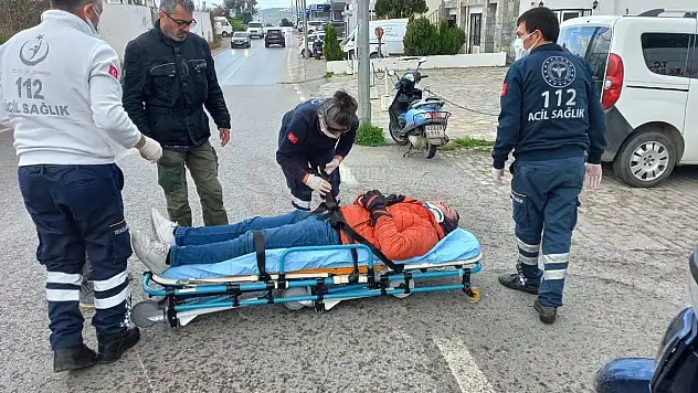 Konacık'ta Motosikletler Çarpıştı Kazada 1 Kişi Yaralandı