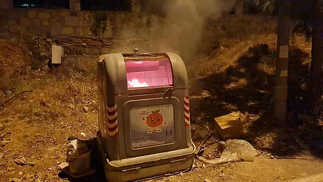 Konteynerde Yine Yangın Çıktı