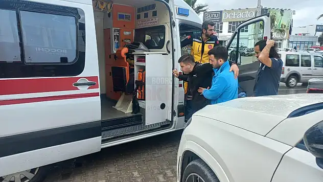 KONTROLSÜZ DÖNEN ARAÇ SÜRÜCÜYÜ YARALADI