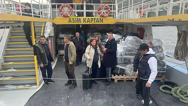 Kos'dan Depremzedelere Yardımlar Devam Ediyor