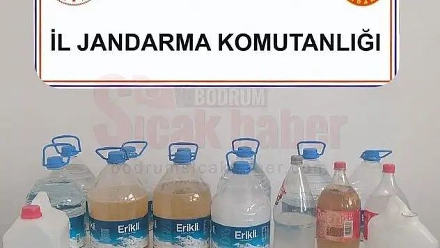 Litrelerce Kaçak İçki İle Yakalandı