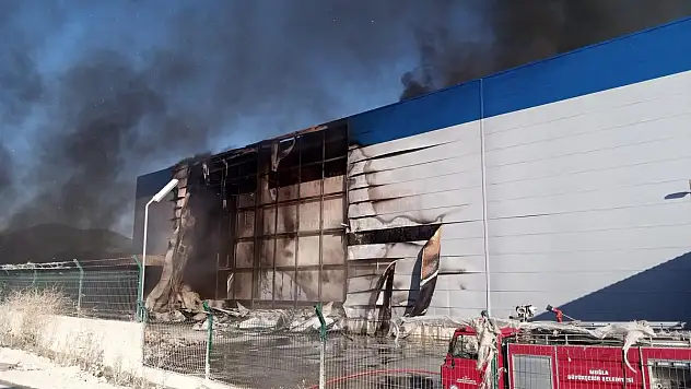 Lojistik Firmasına Ait Depoda Yangın