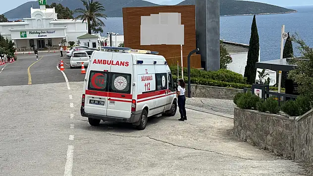 Lüks otelde iş kazası: Bir kişi yaralandı