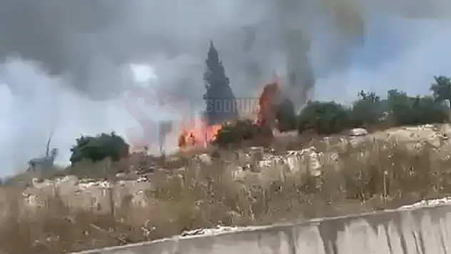 Makilik Alanda Yangın Çıktı