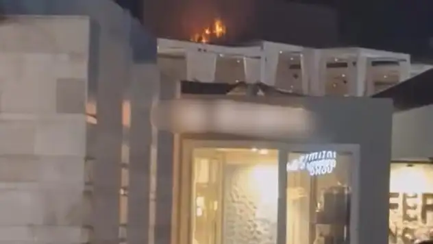 Marina'nın içerisinde yangın paniği !