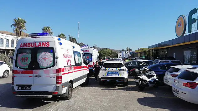 Market çıkışı kazayla sonuçlandı !