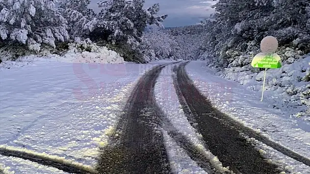 Marmaris ve Bodrum'da kar sevinci