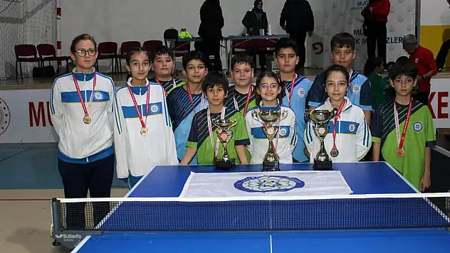 Masa Tenisi Sporcuları İl Şampiyonu Oldu