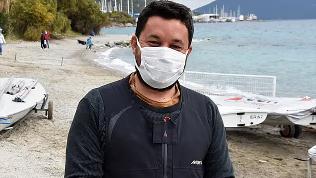 Mavi suları özleyen yelkenciler yarış heyecanı yaşadı