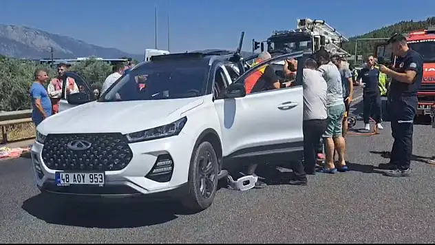 Menteşe'de Feci Kaza 2 Yaralı!