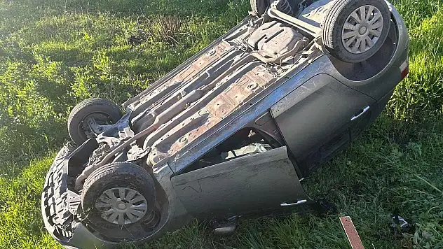 Mıcırda Kayıp Kaza Yaptı