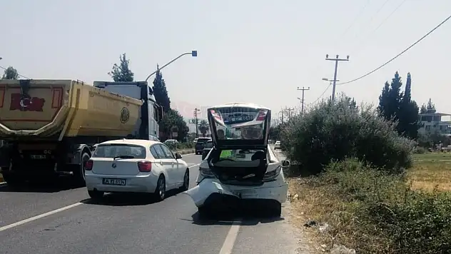 Milas-Bodrum yolunda kaza: 2 yaralı