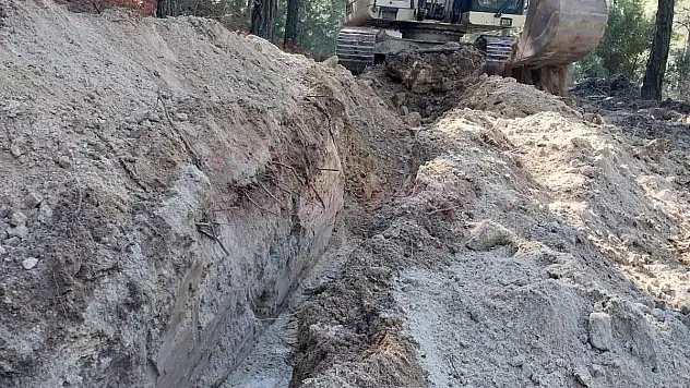 Milas'a Ek Su Hattı Yapıldı