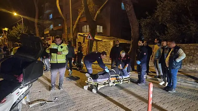 Milas'ta Motosiklet Kazasında 2 Kişi Yaralandı