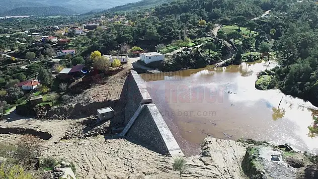 Milas'ta Yapımı Tamamlanan Çamlıyur Göleti Kırsal Kalkınmaya Destek Oluyor