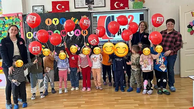 Minik Öğrencilere 112 Farkındalık Eğitimi Verildi