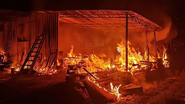 Mobilya Atölyesi Alev Alev Yandı