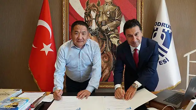 MOĞOLİSTAN İLE BODRUM ARASINDA İYİ NİYET PROTOKOLÜ İMZALANDI