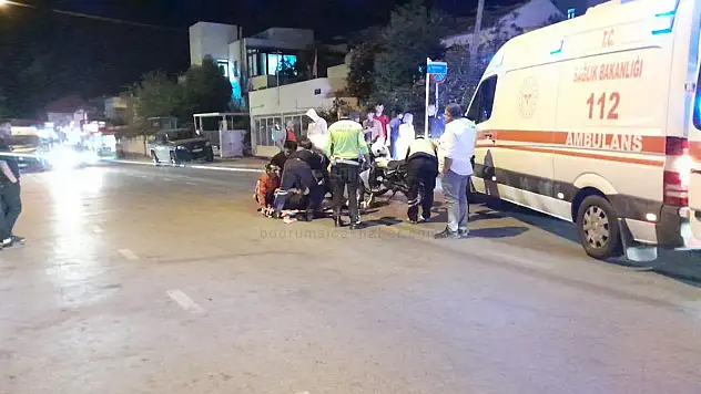 Motosiklet ile Araç Çarpıştı, 1  Yaralı