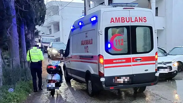 Motosiklet kazası 1 yaralı