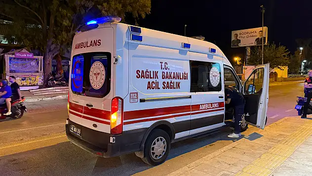 Motosiklet kazasında 1 kişi yaralandı