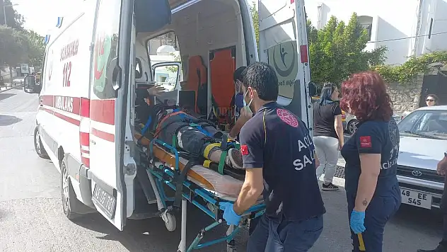 Motosiklet Kazasında 1kişi Yaralandı