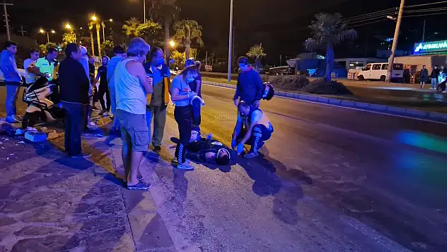 Motosiklet Kazasında 2 Genç Yaralandı