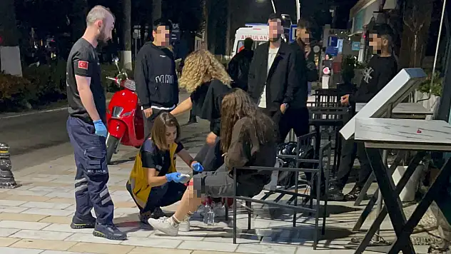 Motosiklet kazasında 2 kişi yaralandı