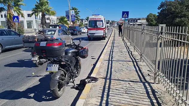 Motosiklet Kazasında 2 Kişi Yaralandı