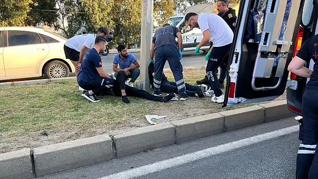 Motosiklet Kazasında 2 Kişi Yaralandı