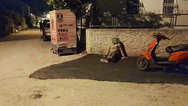 Motosiklet Sürücüsü Düşüp Yaralandı