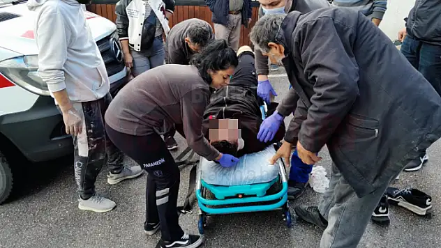 Motosiklet Sürücüsü Kayganlaşan Yolda Düşerek Yaralandı